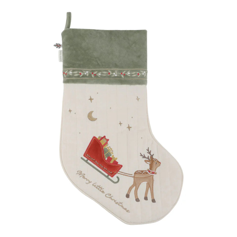 Little Dutch Christmas Stocking with Embroidery