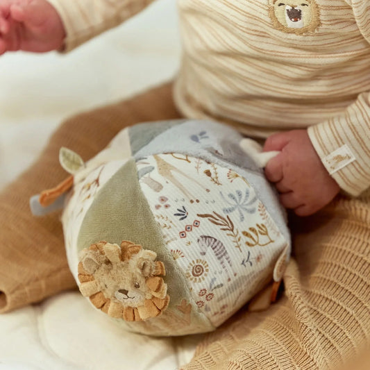 Little Dutch Soft Activity Ball - Safari Friends