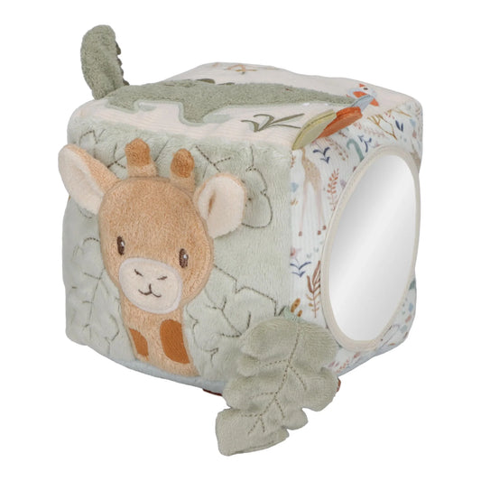 Little Dutch Soft Activity Cube - Safari Friends