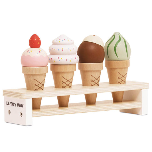 Le Toy Van Ice Cream Cones & Stand