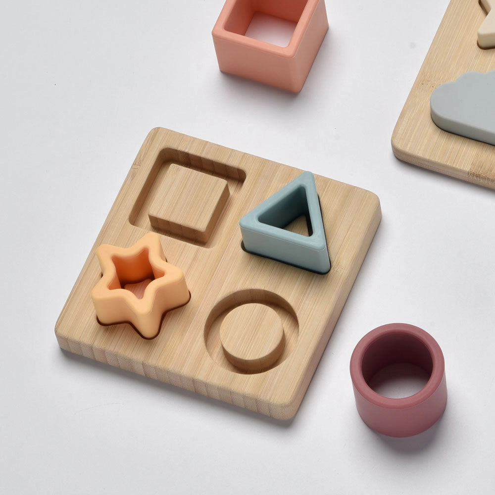 Jumini Silicone Puzzle - Shape Sorting