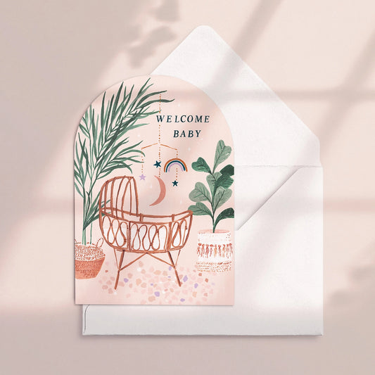 Sister Paper Co. Welcome Baby Card