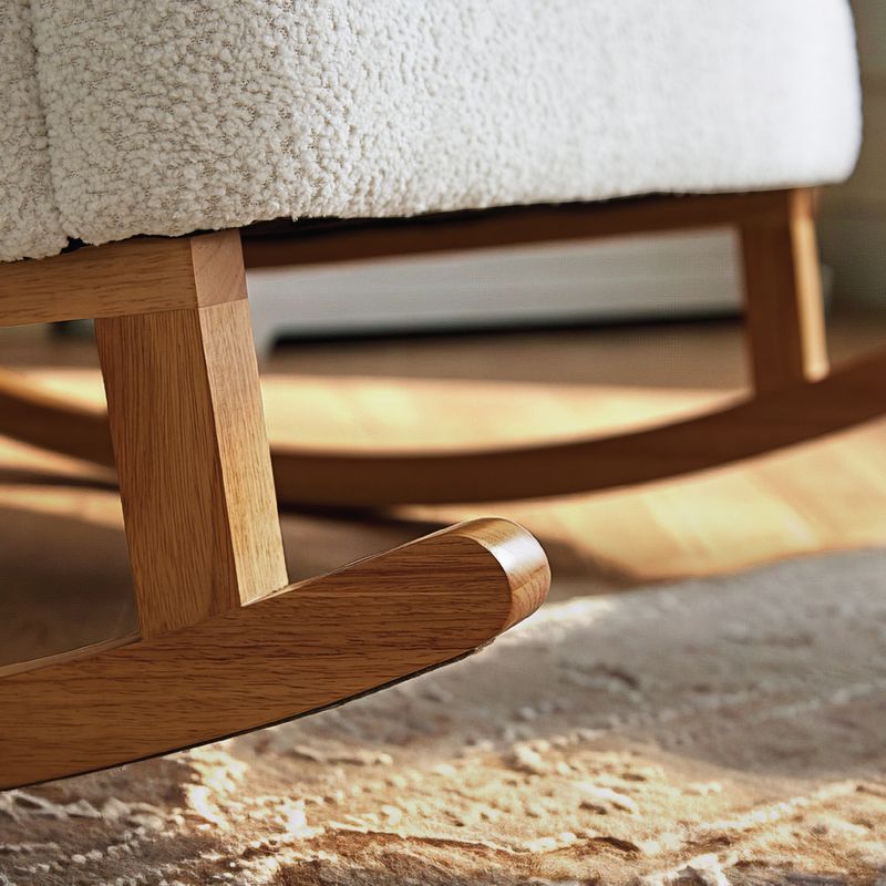 CuddleCo Etta Cuddle Nursing Chair - Boucle Mushroom