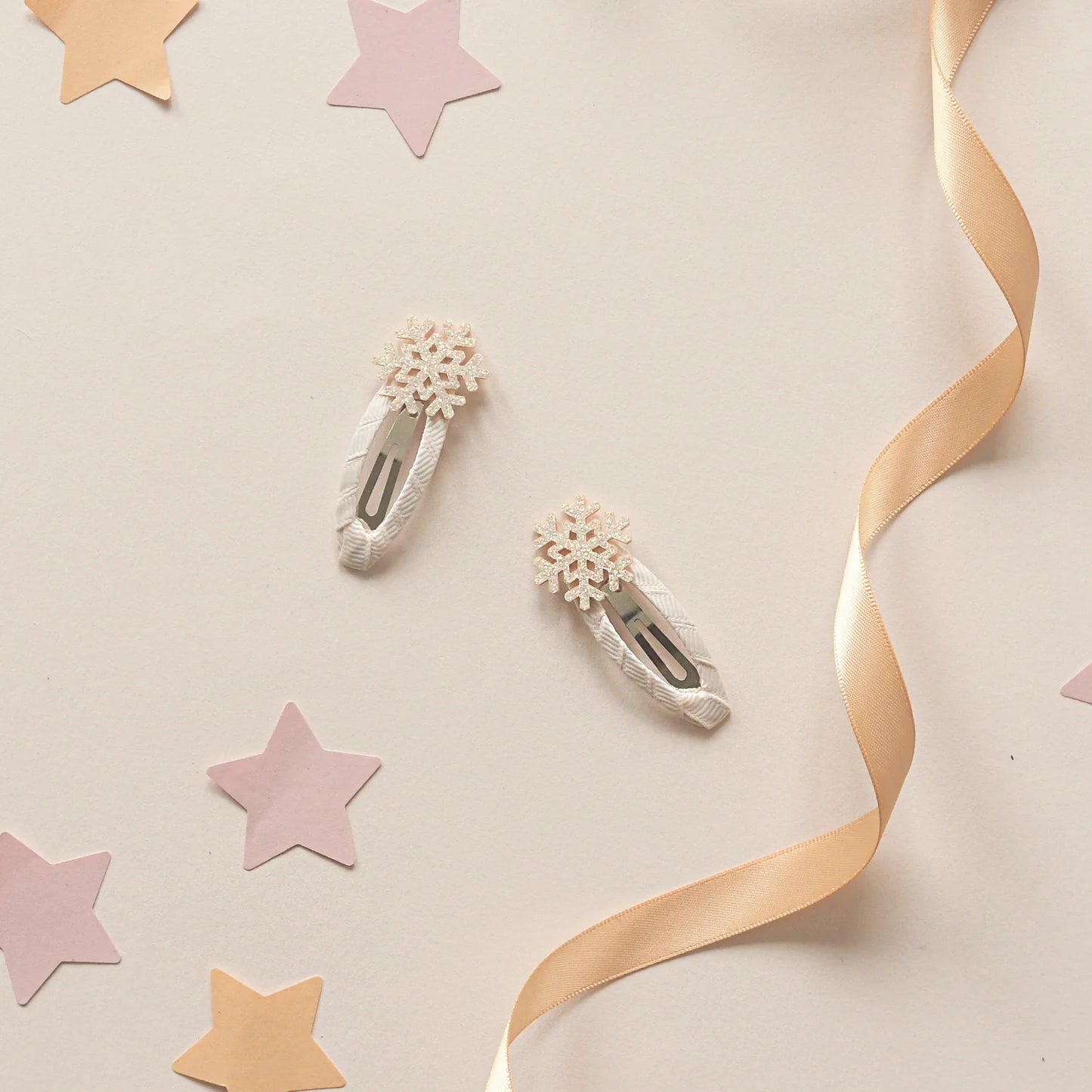 Rockahula Shimmer Snowflake Hair Clips