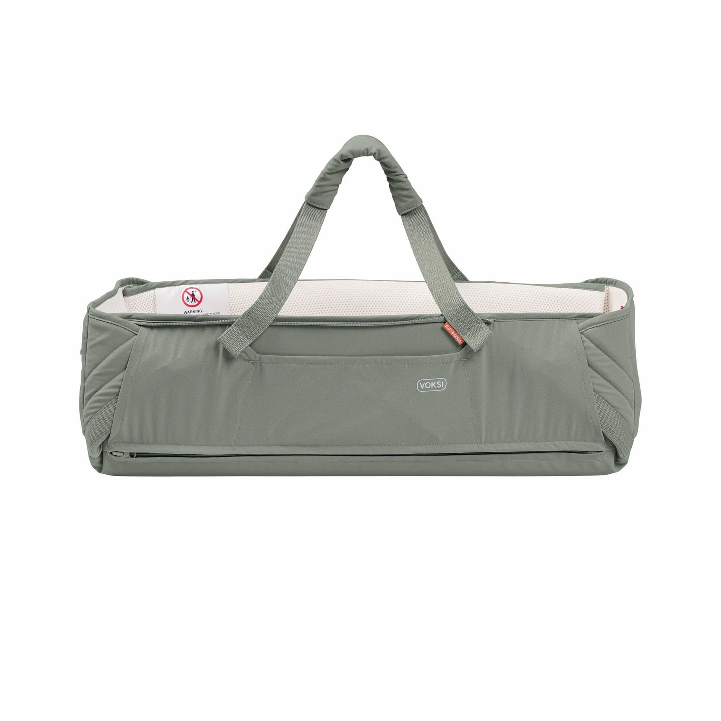 Voksi Carry Me Soft Carrycot - Meadow Green