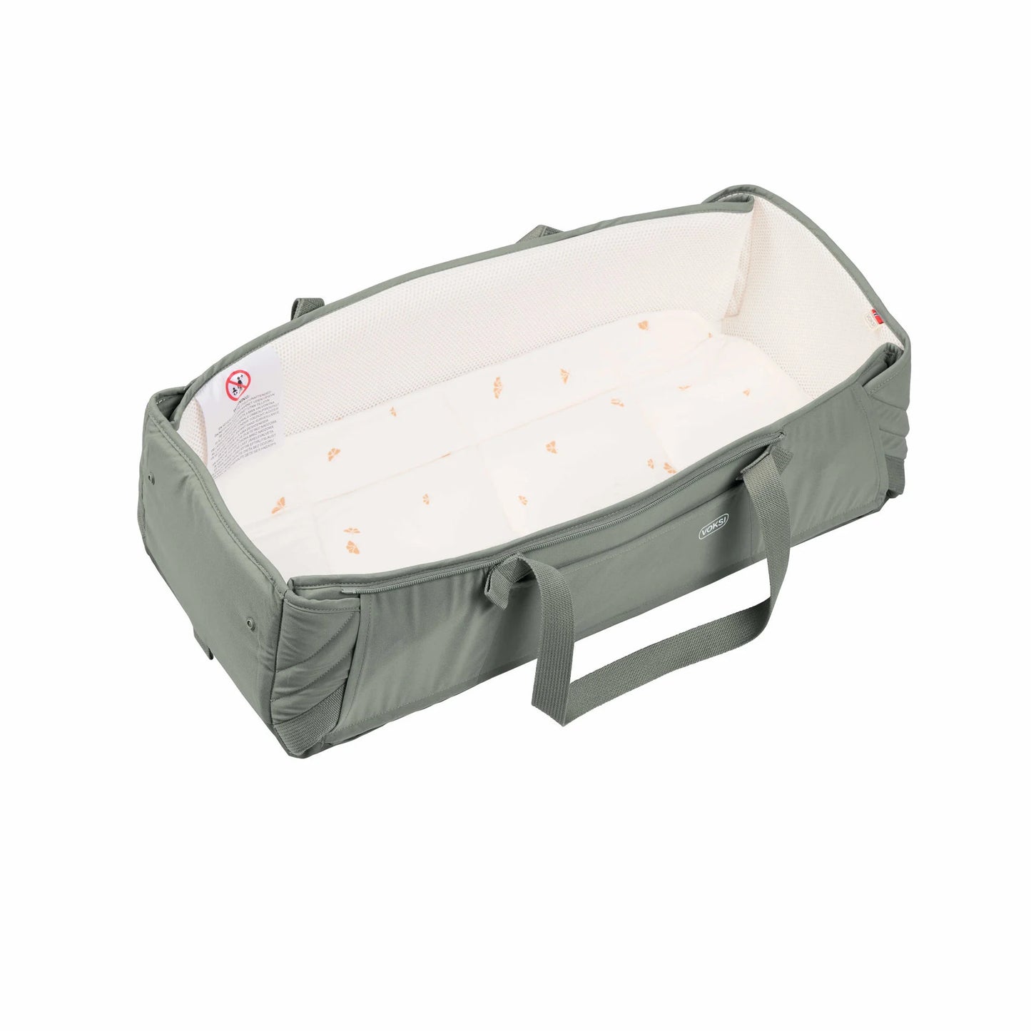 Voksi Carry Me Soft Carrycot - Meadow Green