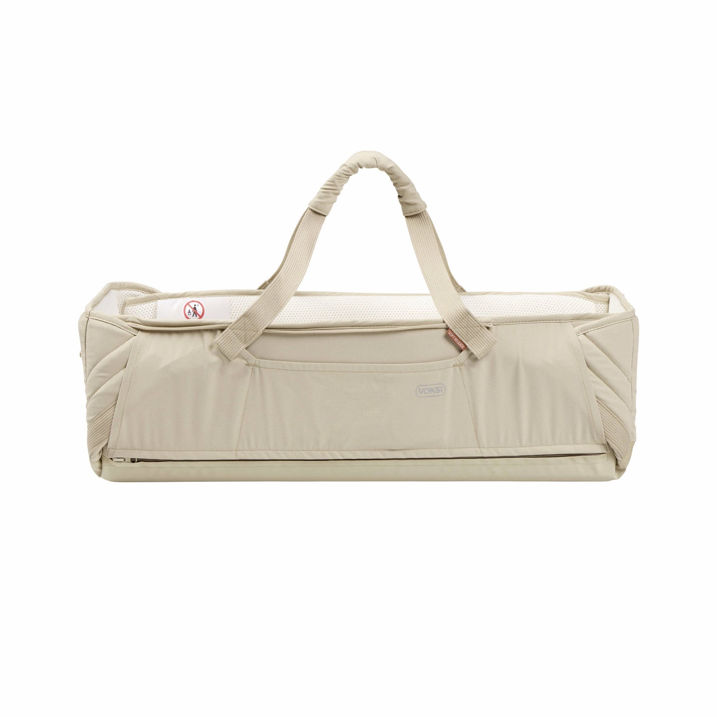 Voksi Carry Me Soft Carrycot - Seashell Sand