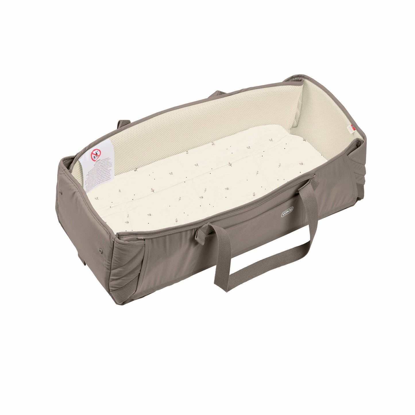 Voksi Carry Me Soft Carrycot - Walnut