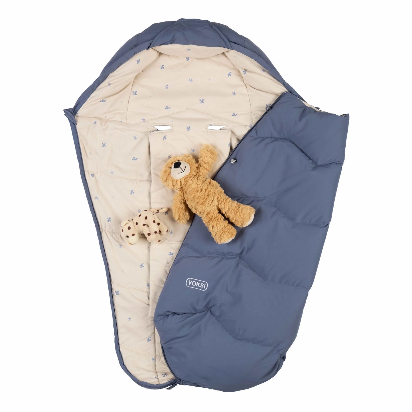 Voksi Explorer Warm Footmuff - Stone Blue