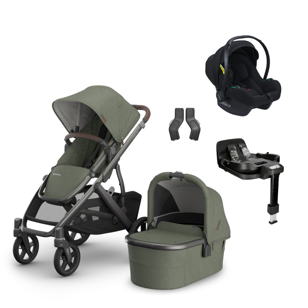 UPPAbaby Vista V3 Pushchair Bundle with Avionaut Cosmo Smart Travel System