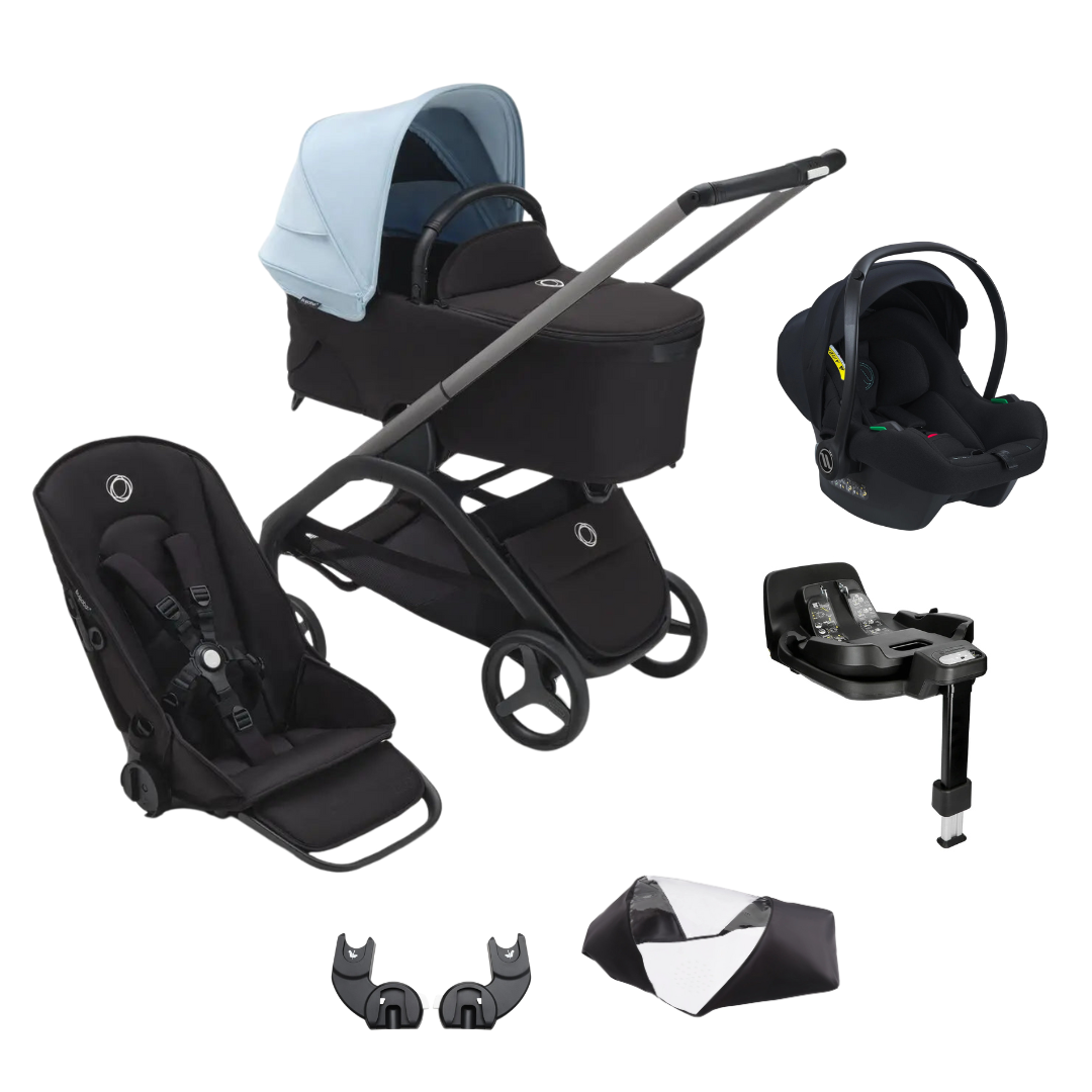 Bugaboo Dragonfly Pushchair with Avionaut Cosmo Smart 2.0 Travel System