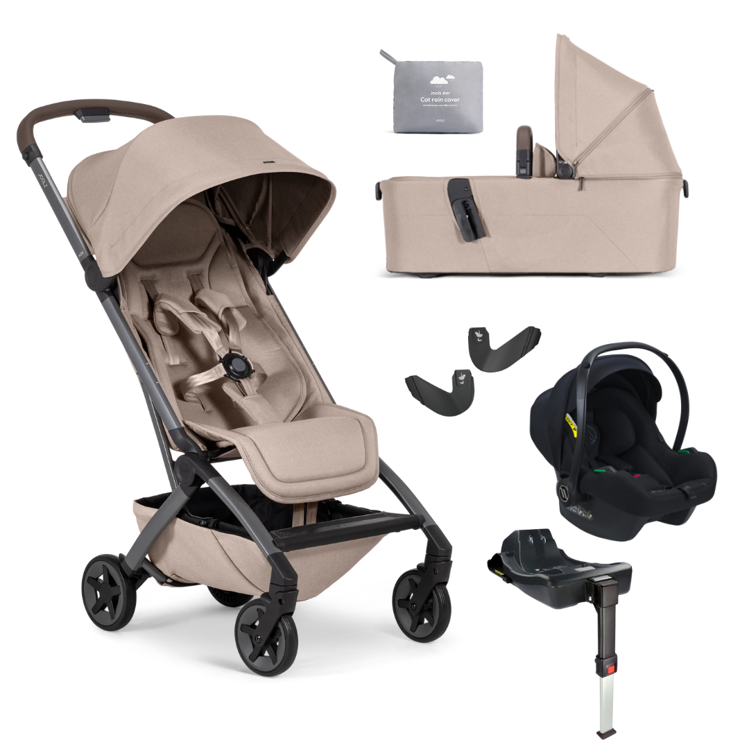 Joolz Aer 2 + Carrycot with Avionaut Cosmo Smart Travel System