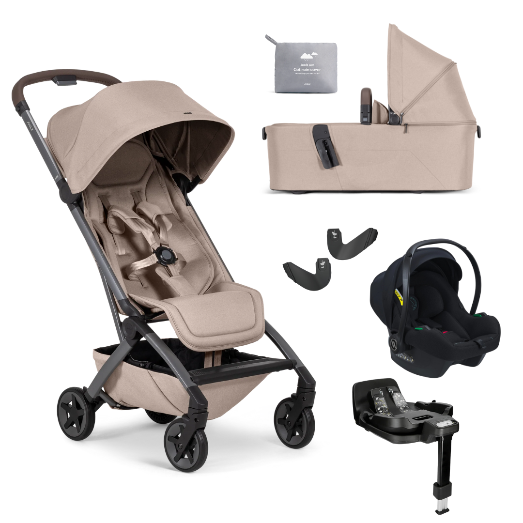 Joolz Aer 2 + Carrycot with Avionaut Cosmo Smart Travel System