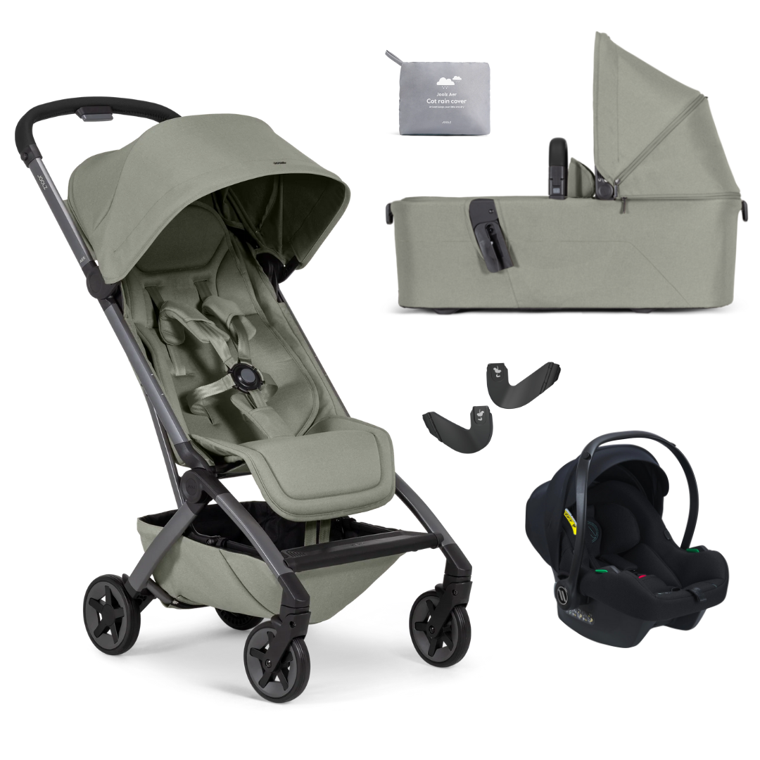 Joolz Aer 2 + Carrycot with Avionaut Cosmo Smart Travel System