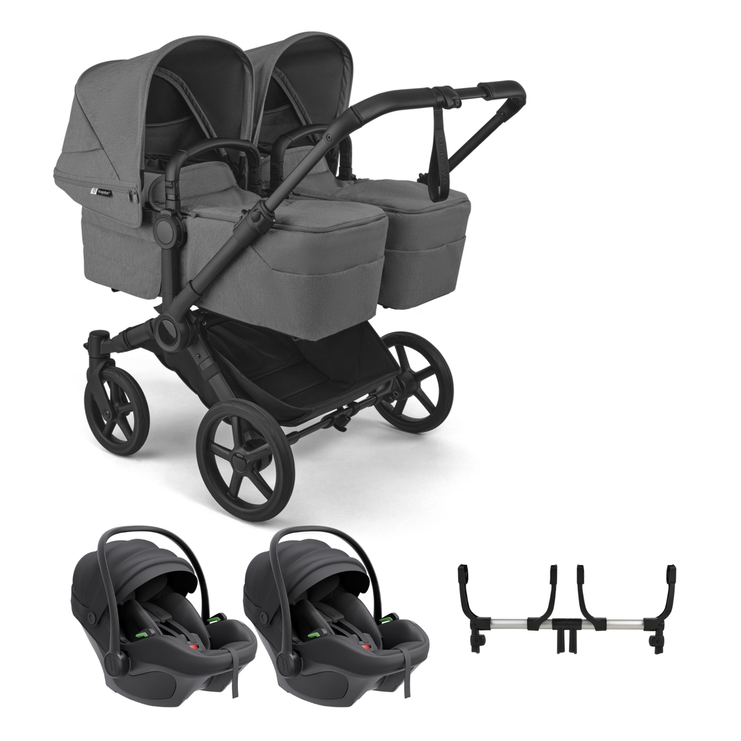 Bugaboo Donkey 6 Twin with Avionaut Pixel 3 Travel System