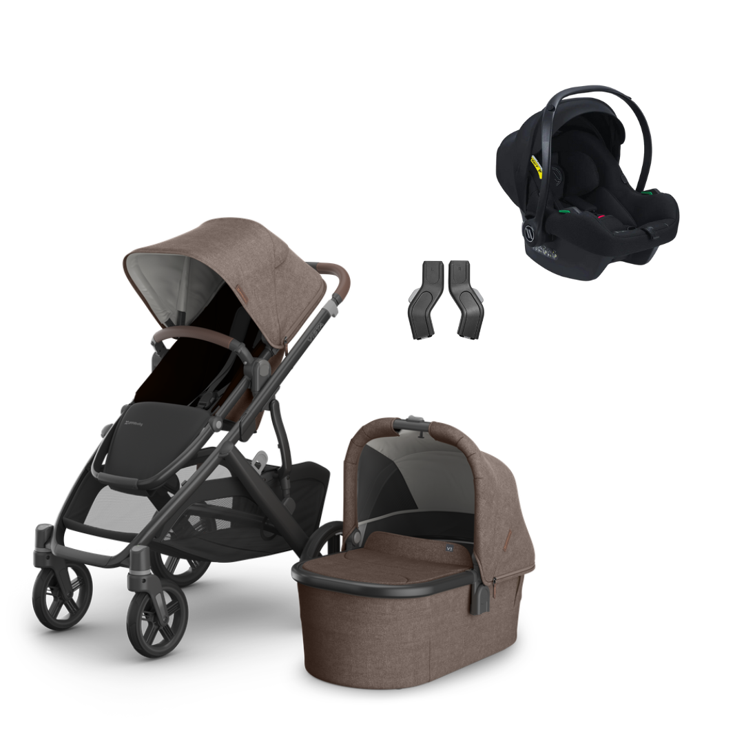 UPPAbaby Vista V3 Pushchair Bundle with Avionaut Cosmo Smart Travel System