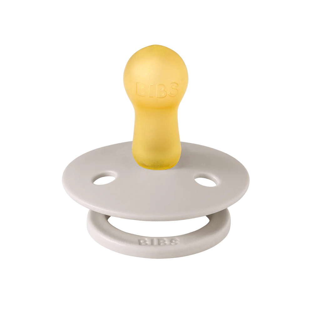 BIBS Colour Pacifier 2 Pack Latex - Mushroom/Breeze