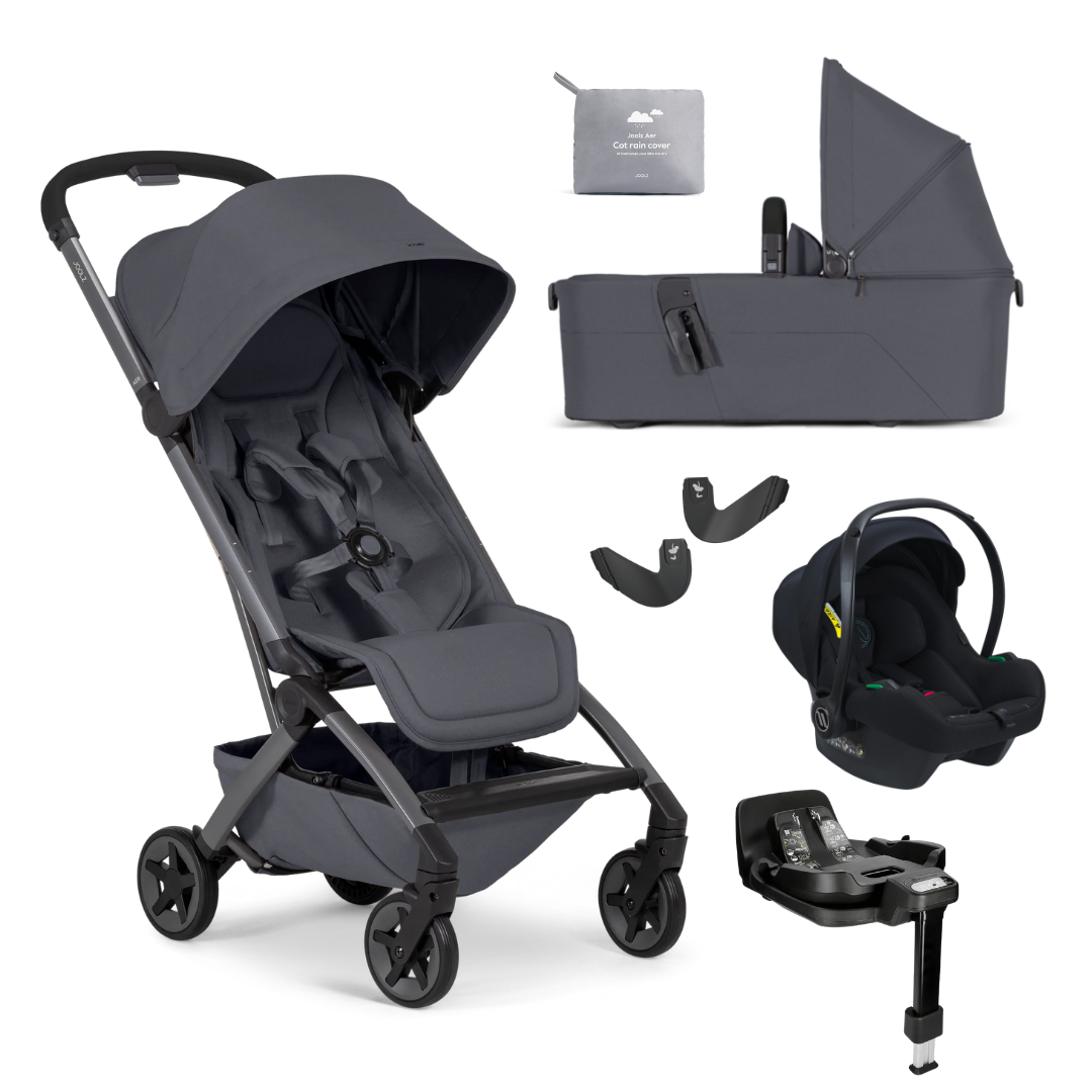 Joolz Aer 2 + Carrycot with Avionaut Cosmo Smart Travel System