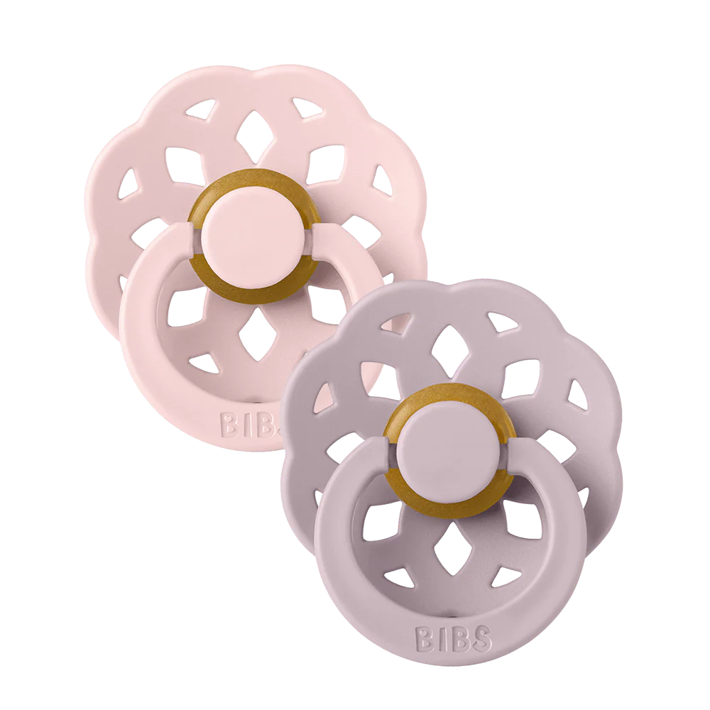 BIBS Boheme 2 Pack Dummies - Blossom & Dusky Lilac