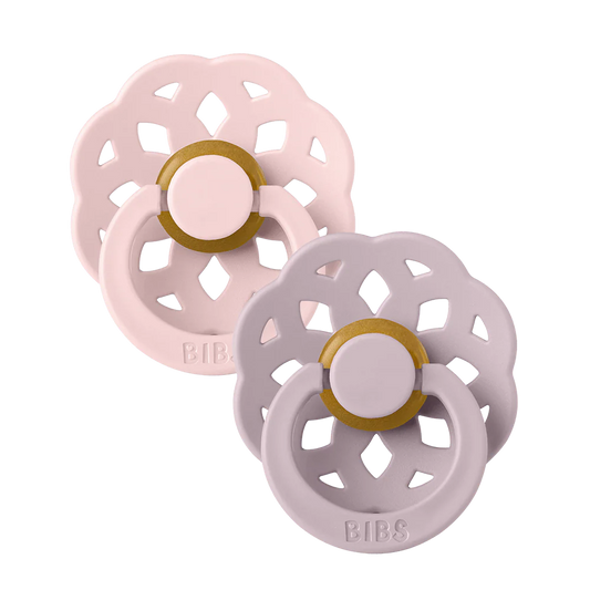 BIBS Boheme 2 Pack Dummies - Blossom & Dusky Lilac
