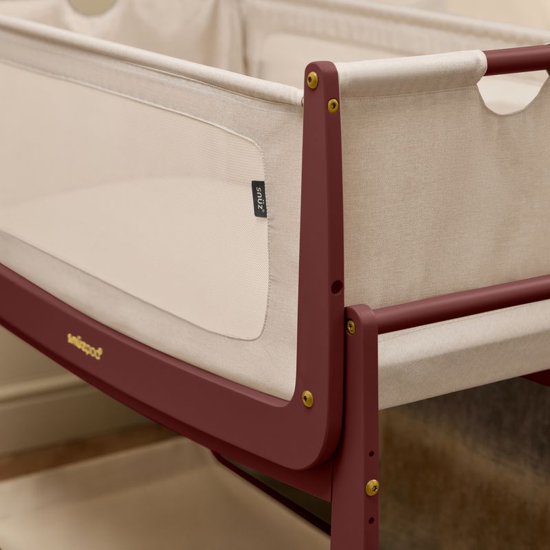 Snüz SnuzPod5 Bedside Crib - Rouge