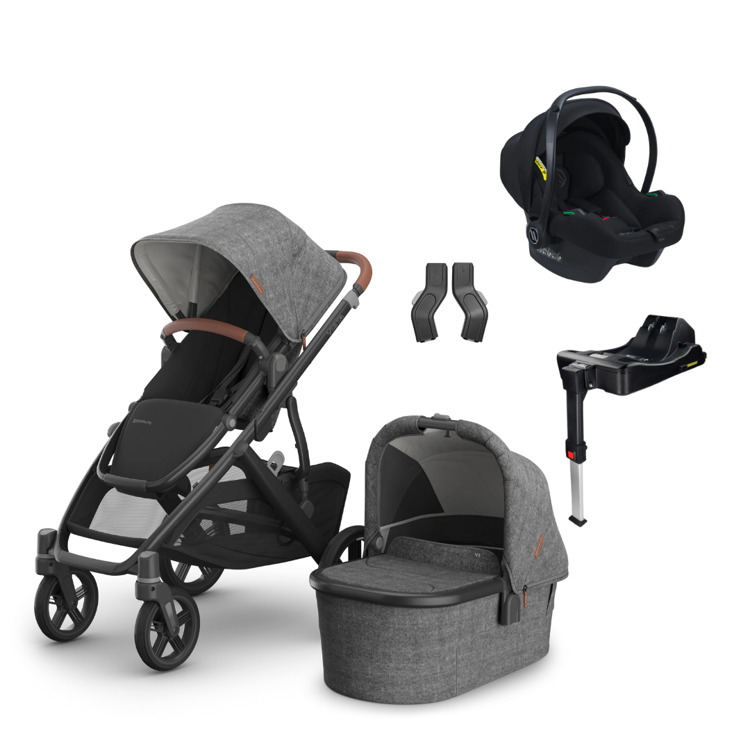 UPPAbaby Vista V3 Pushchair Bundle with Avionaut Cosmo Smart Travel System