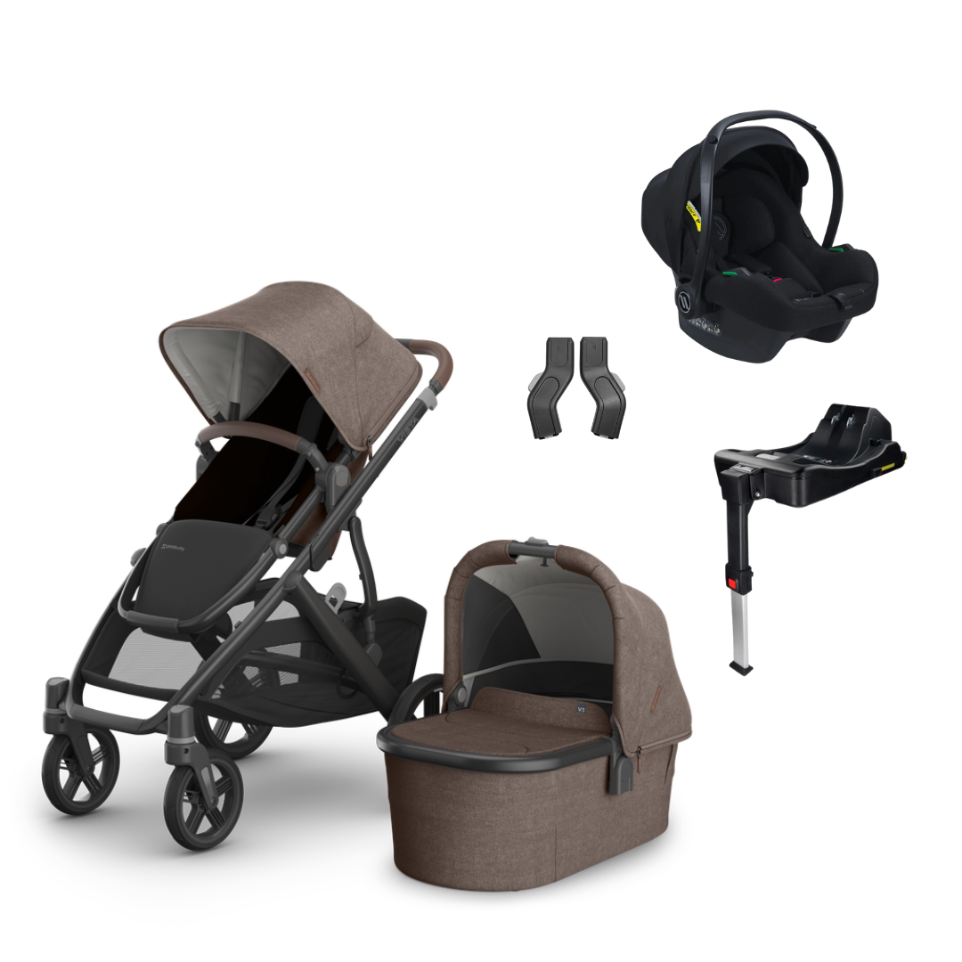 UPPAbaby Vista V3 Pushchair Bundle with Avionaut Cosmo Smart Travel System