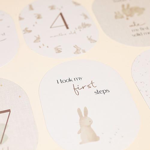 Little Dutch Baby Bunny Milestone Cards image 3
