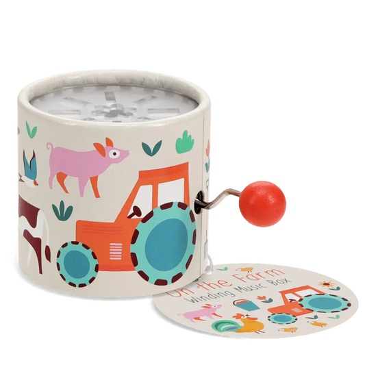 Rex London Winding Music Box - Farmyard
