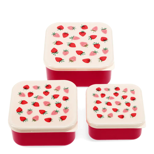 Rex London Snack Boxes - Little Strawberry