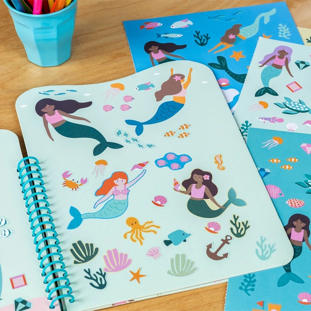 Rex London Reusable Sticker Book - Mermaid