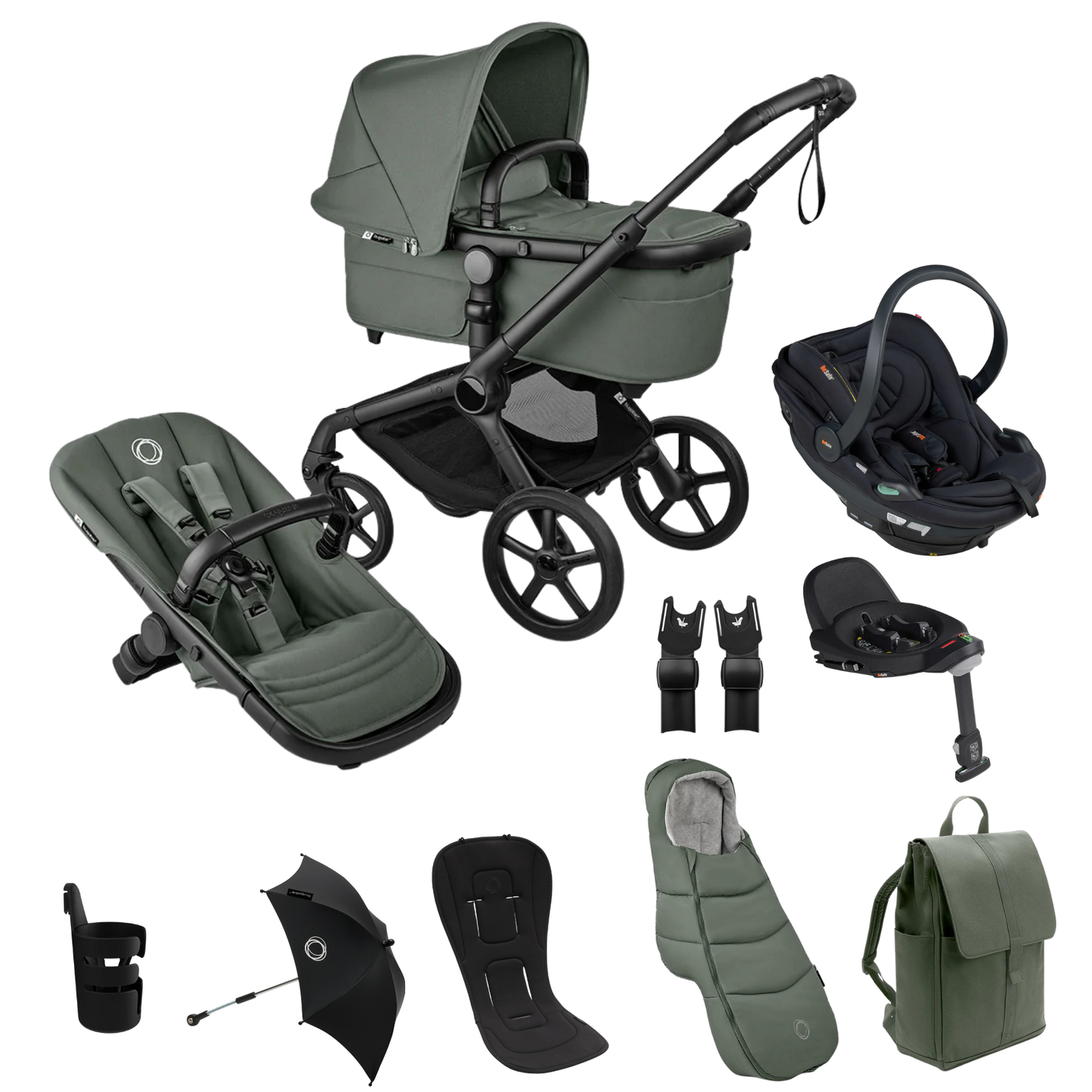 Bugaboo Fox 5 Renew Complete Bundle with BeSafe Go Beyond 2 Travel System
