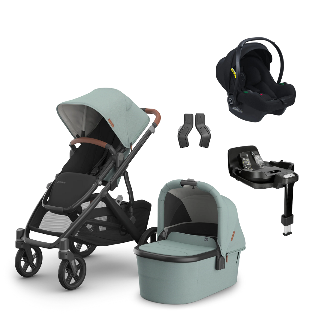 UPPAbaby Vista V3 Pushchair Bundle with Avionaut Cosmo Smart Travel System