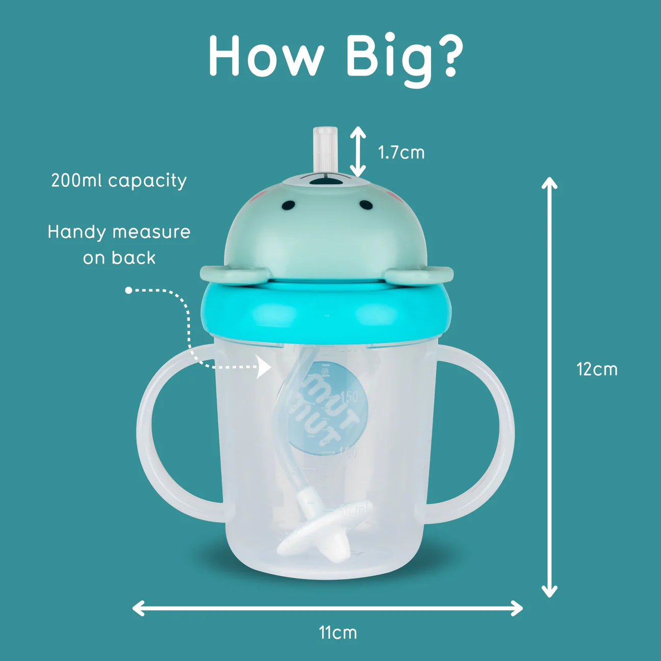 Tum Tum Tippy Up Sippy Cup - Boris Bear 200ml