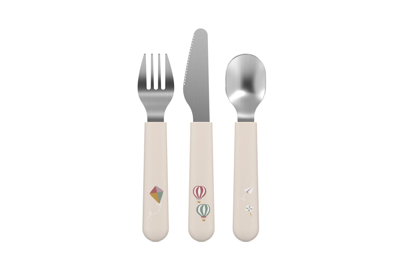 Little Dutch x Mepal Children's Cutlery Set - Sunshine & Rainbow