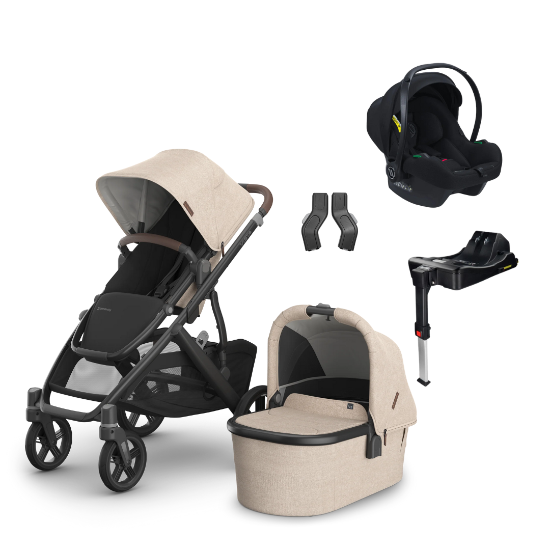 UPPAbaby Vista V3 Pushchair Bundle with Avionaut Cosmo Smart Travel System