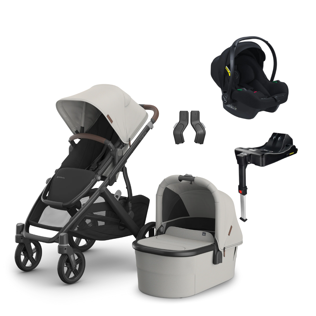 UPPAbaby Vista V3 Pushchair Bundle with Avionaut Cosmo Smart Travel System
