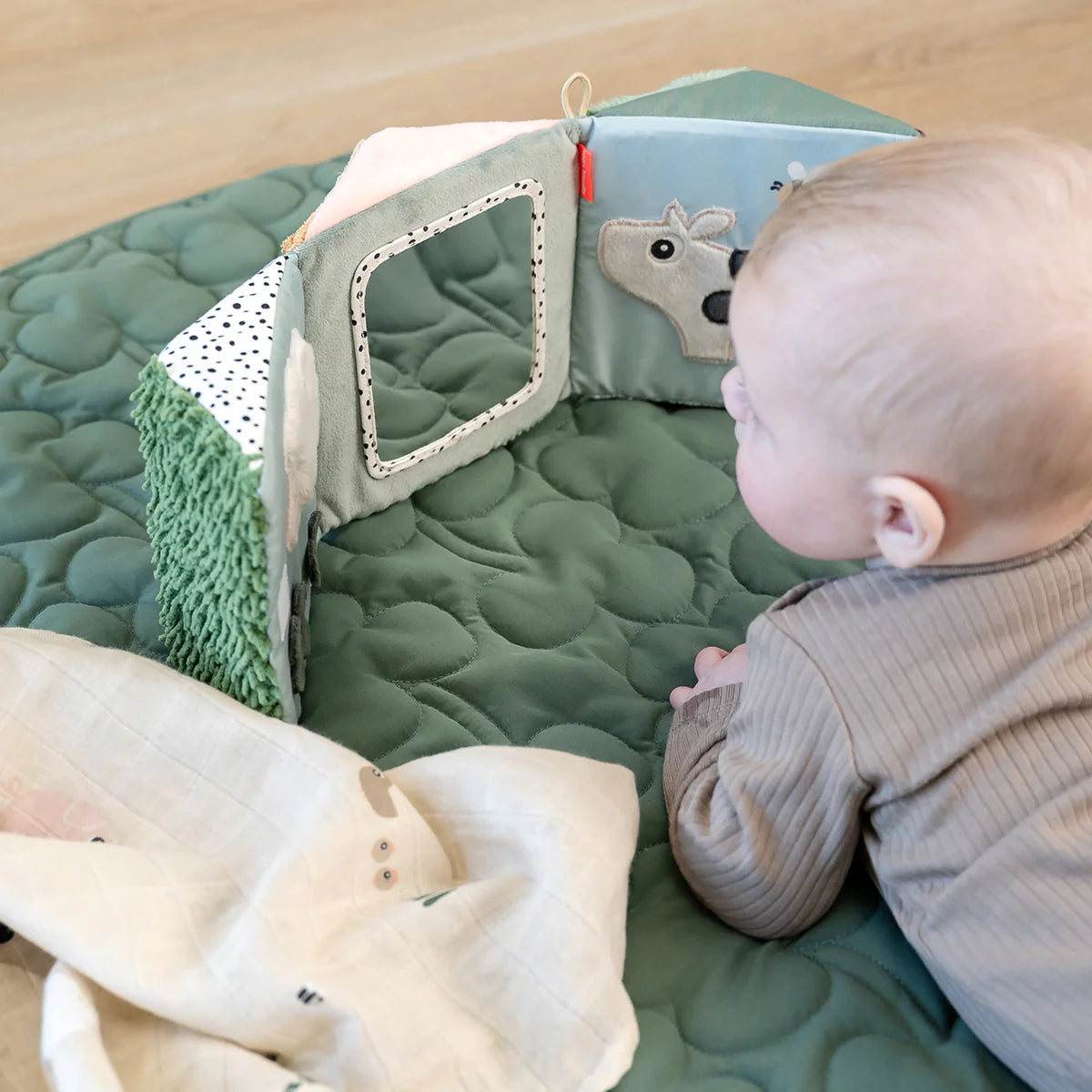 Done By Deer Fold-out Sensory Mirror - Tiny Farm