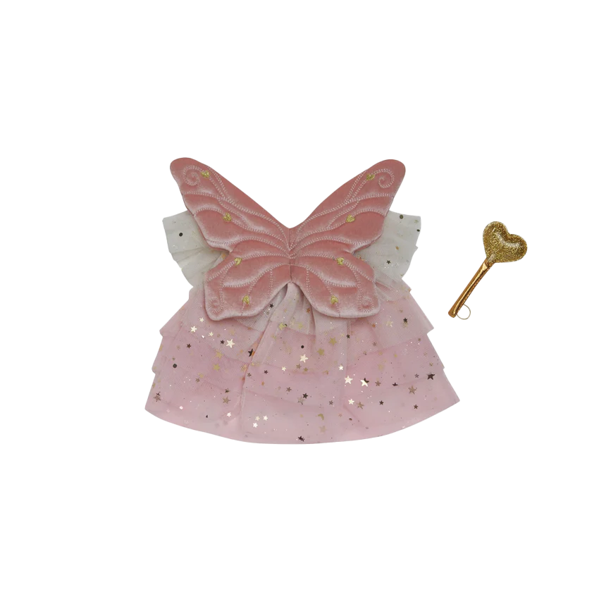Olli Ella Dinkum Doll Fairy Outfit Set - Pink