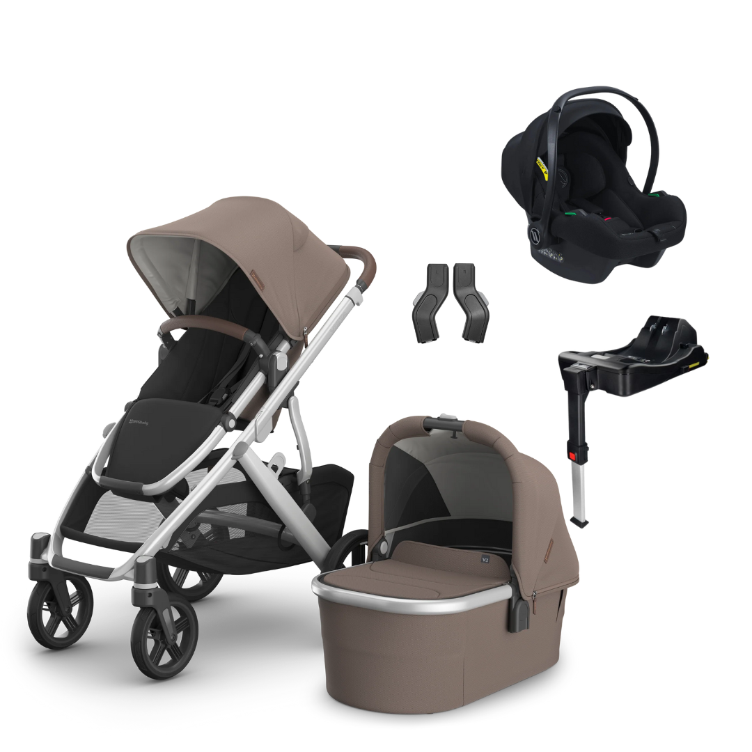 UPPAbaby Vista V3 Pushchair Bundle with Avionaut Cosmo Smart Travel System