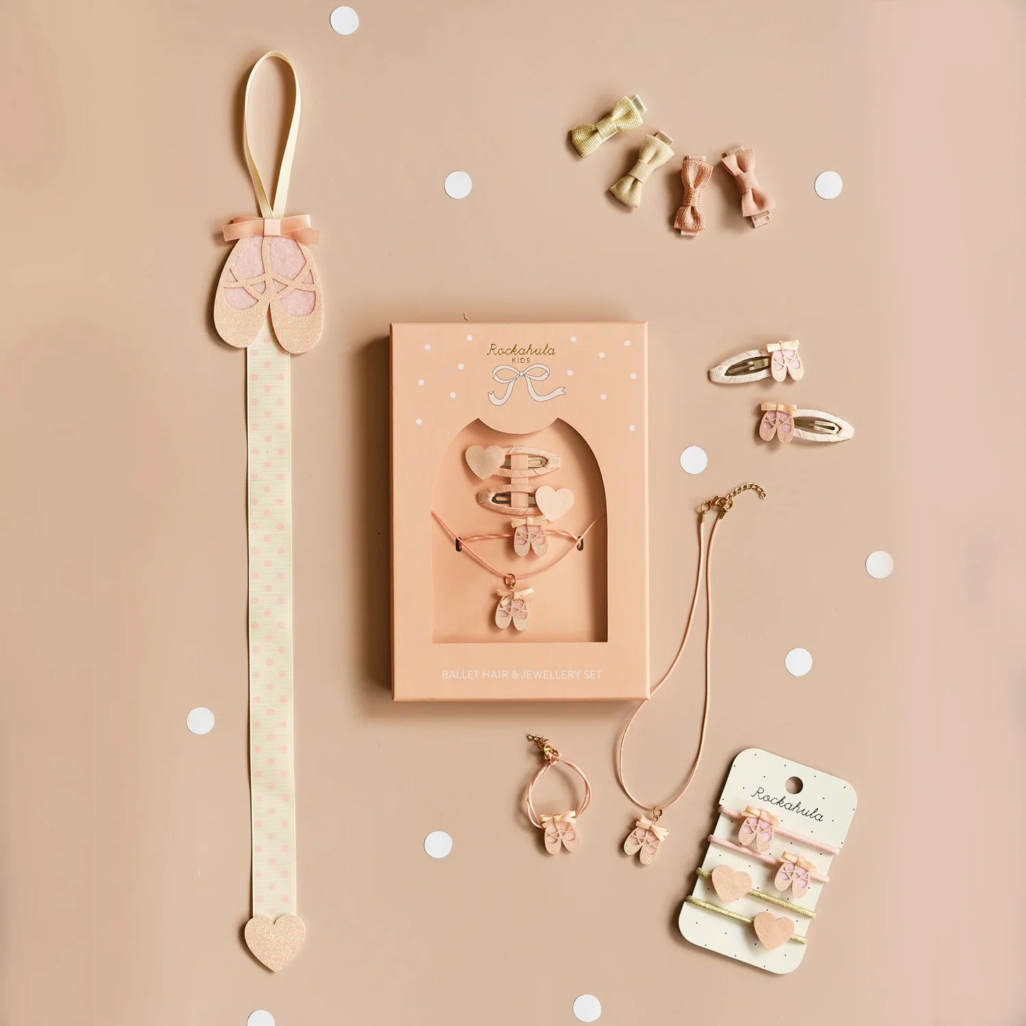 Rockahula Linen Mini Bow Clips