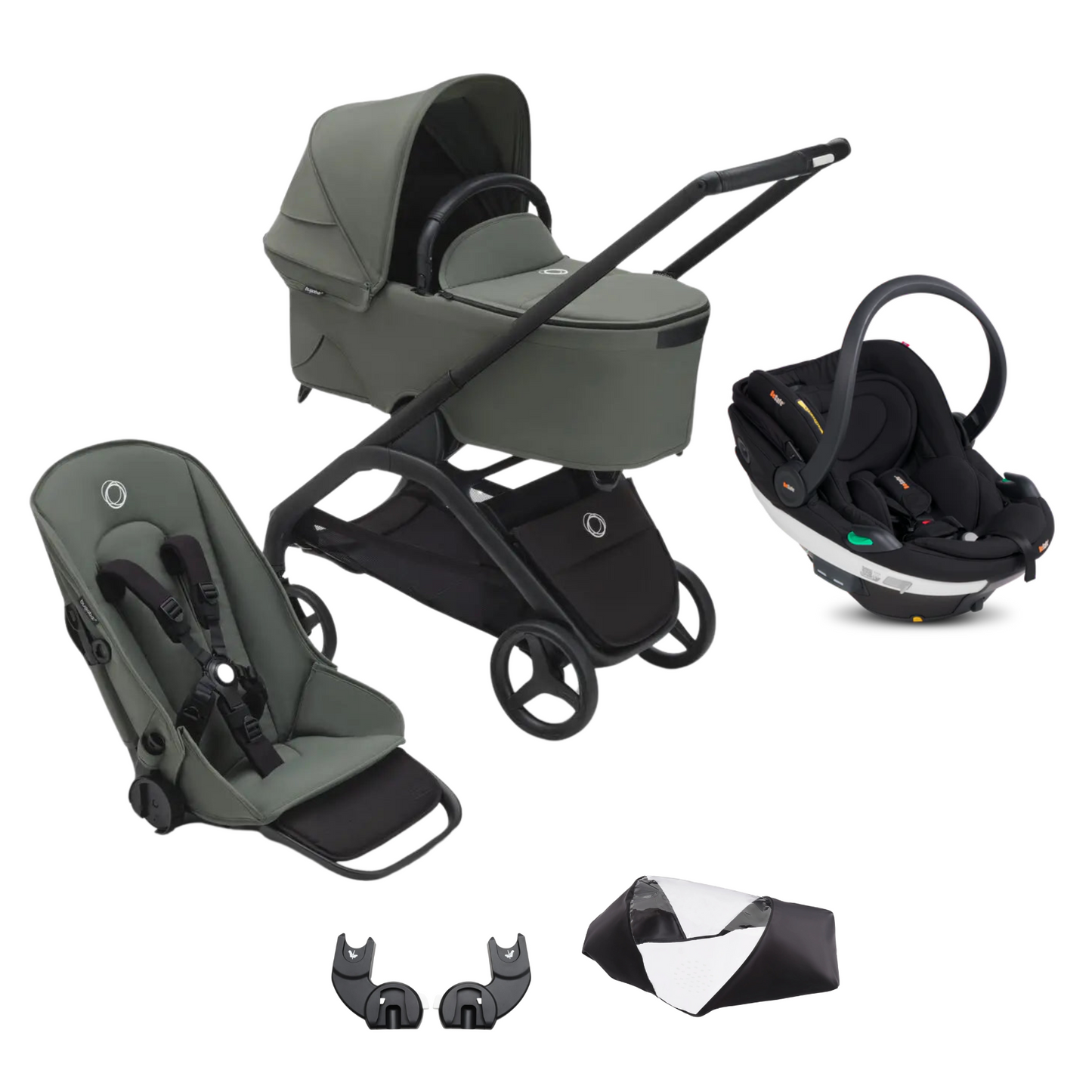 Bugaboo Dragonfly Bundle with BeSafe Go Beyond Travel System