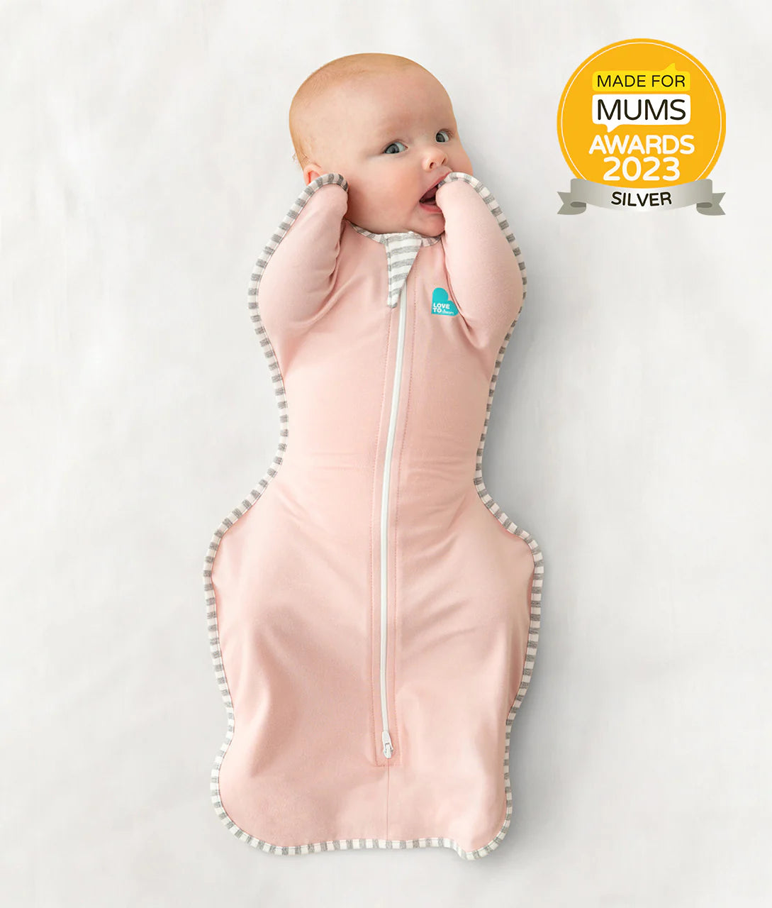Love To Dream Swaddle Up - Dusty Pink 1 Tog