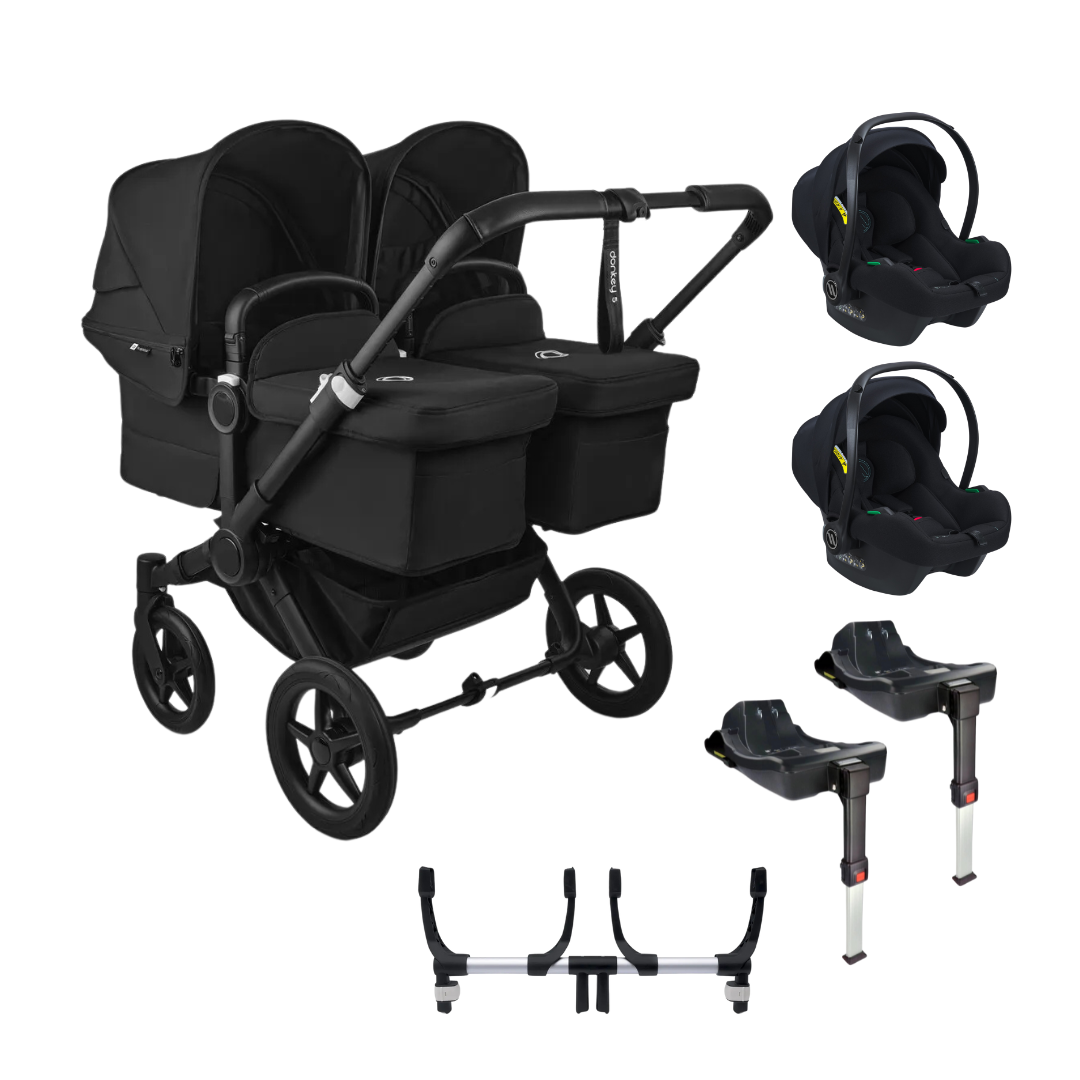 Bugaboo Donkey 5 Twin Pushchair with 2 Avionaut Cosmo Smart Travel System