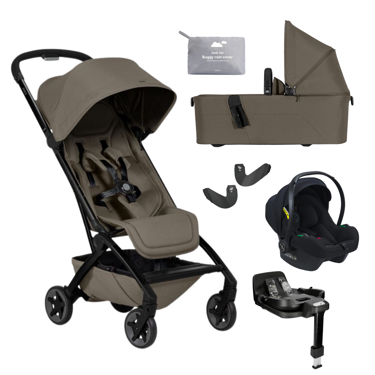 Joolz Aer 2 + Carrycot with Avionaut Cosmo Smart Travel System