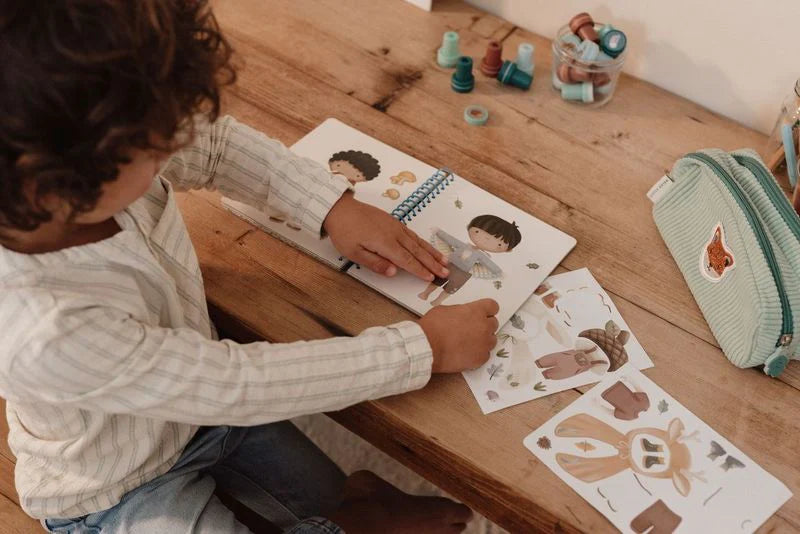 Little Dutch Dress Me Up Book - Forest Friends