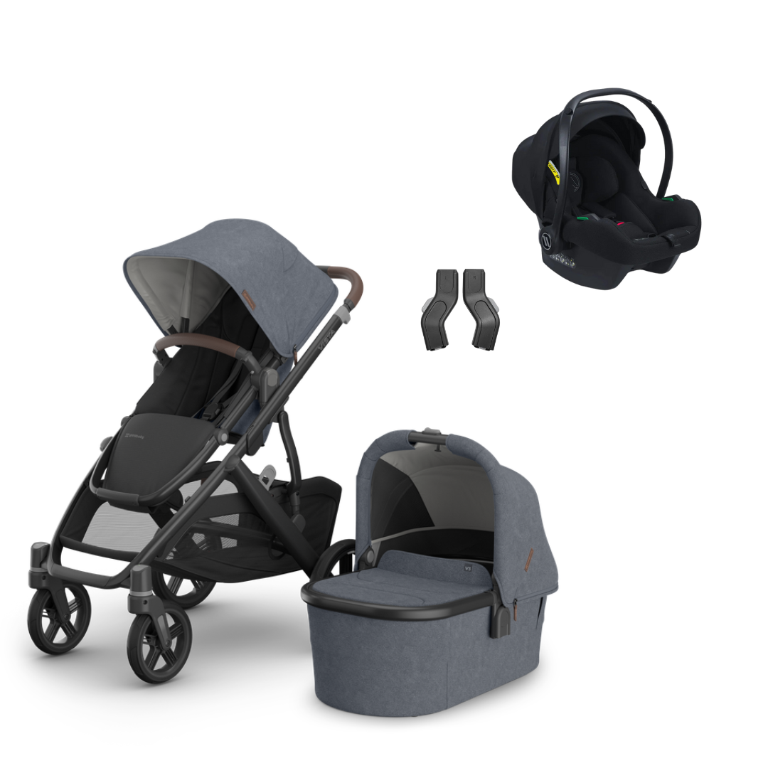 UPPAbaby Vista V3 Pushchair Bundle with Avionaut Cosmo Smart Travel System