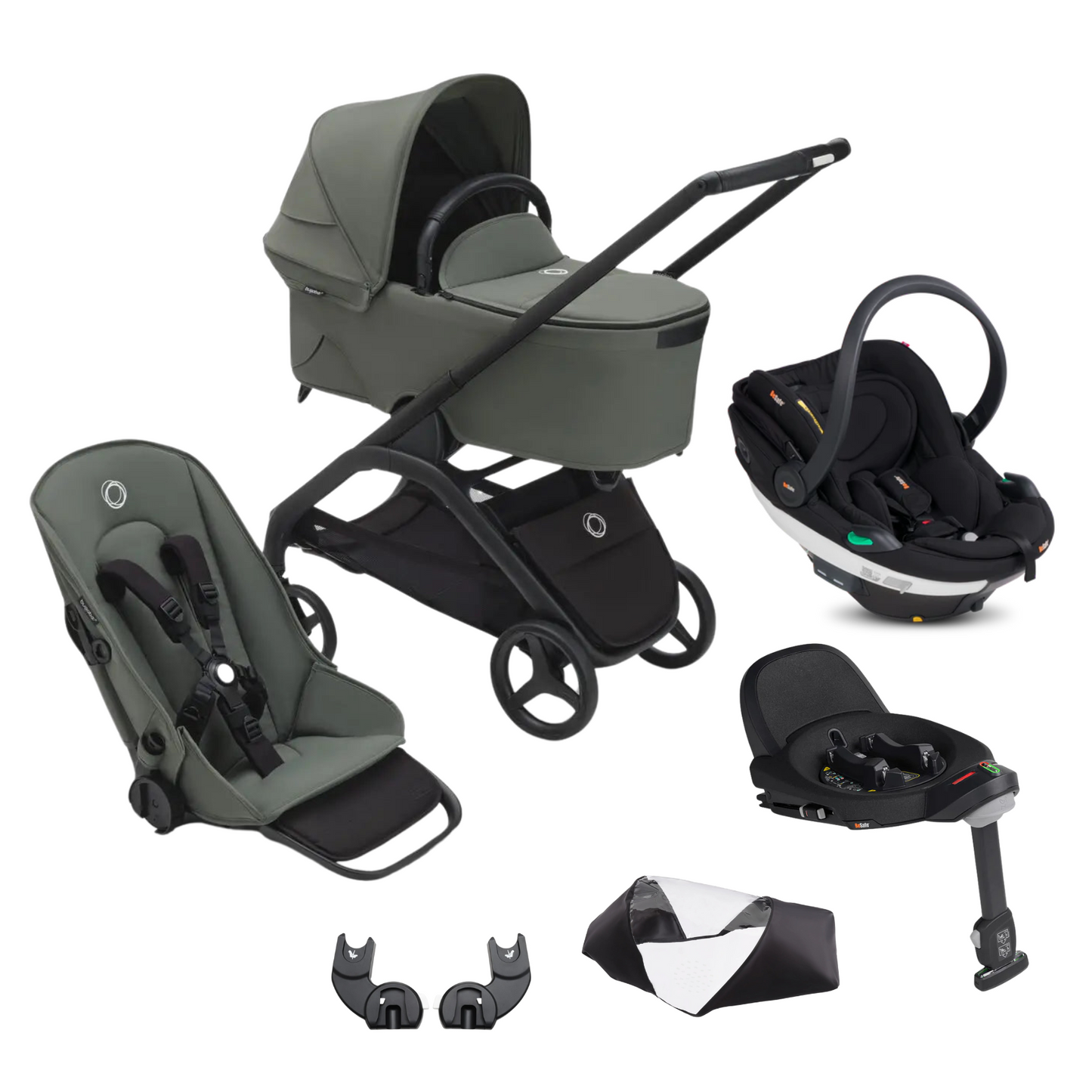 Bugaboo Dragonfly Bundle with BeSafe Go Beyond Travel System