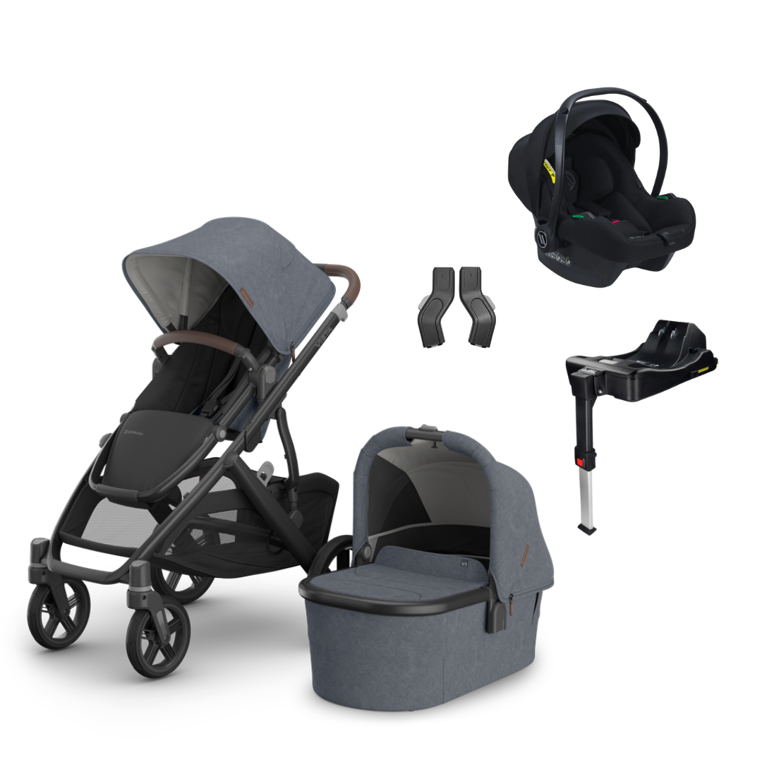UPPAbaby Vista V3 Pushchair Bundle with Avionaut Cosmo Smart Travel System