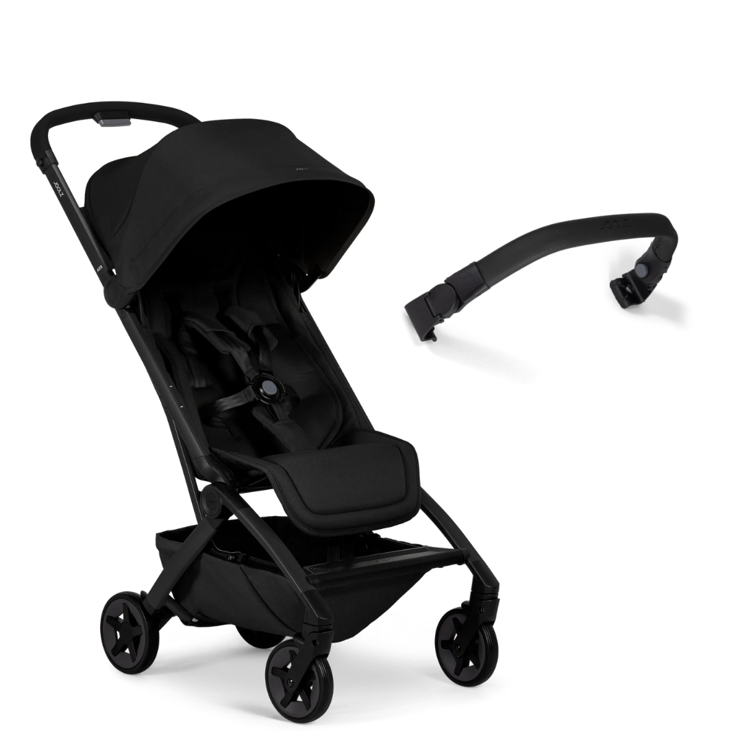 Joolz Aer2 Compact Pushchair with Bumper Bar - Space Black/Black
